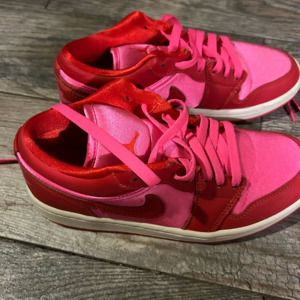 Jordan Women's Athletic Shoes - Red and Pink